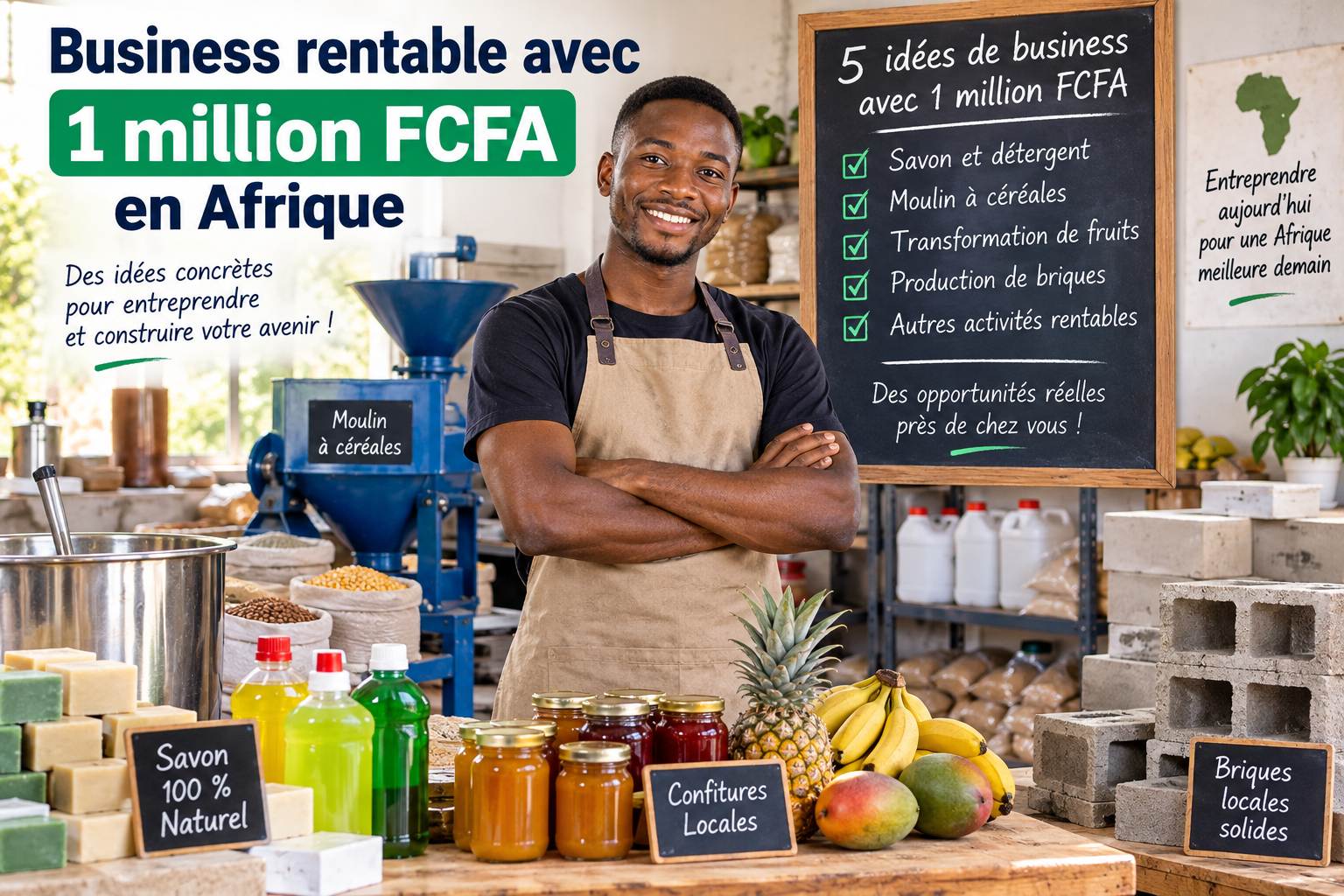 Business rentable avec 1 million FCFA en Afrique